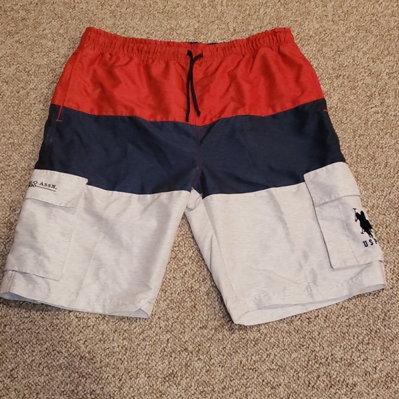 U.S. Polo Assn. Other - US Polo Assn. red/white/blue bathing suit